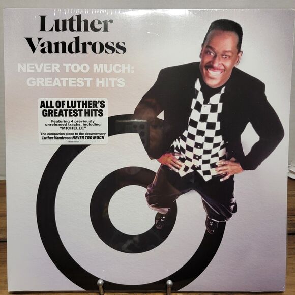VINYL Luther Vandross: Never Too Much - Greatest Hits 2 Black LP - NEW / SEALED